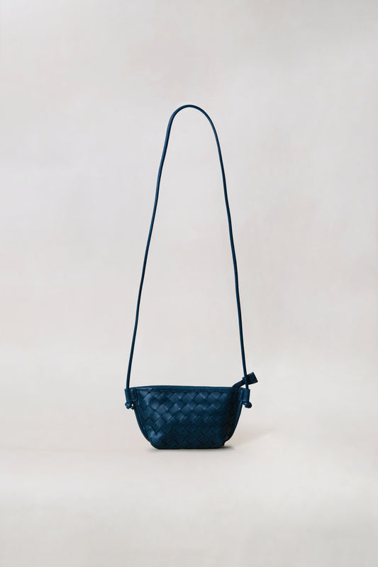 Mini Artisan Satchel - Indigo Blue
