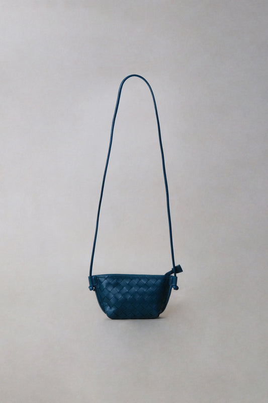 Mini Artisan Satchel - Indigo Blue
