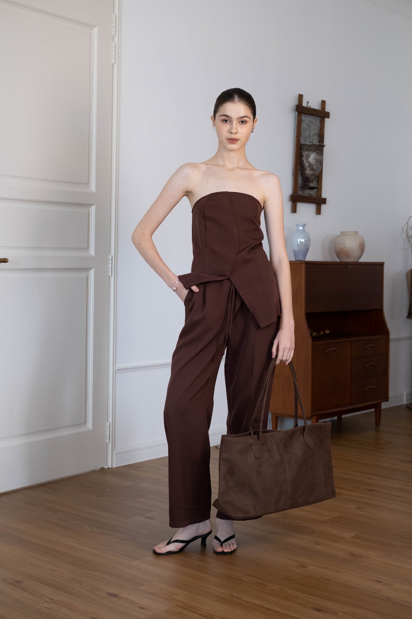 Chocolate Charm Two-Piece Set