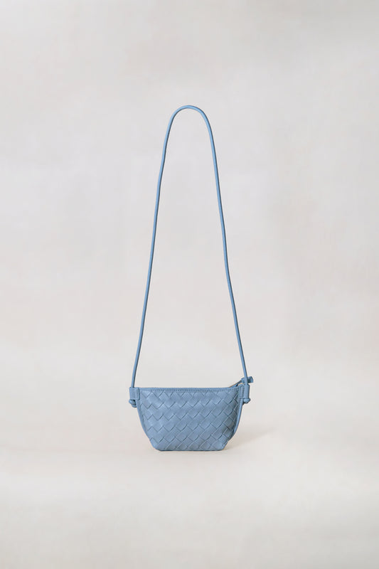 Mini Artisan Satchel - Dusty Blue