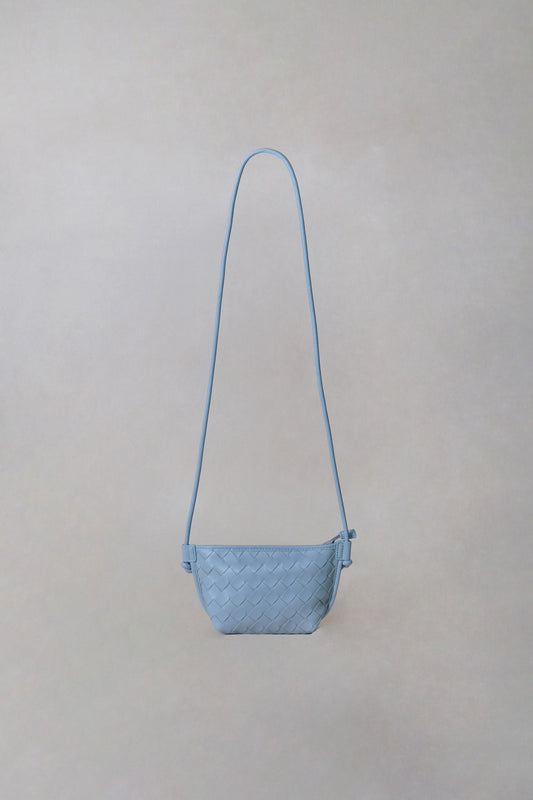 Mini Artisan Satchel - Dusty Blue
