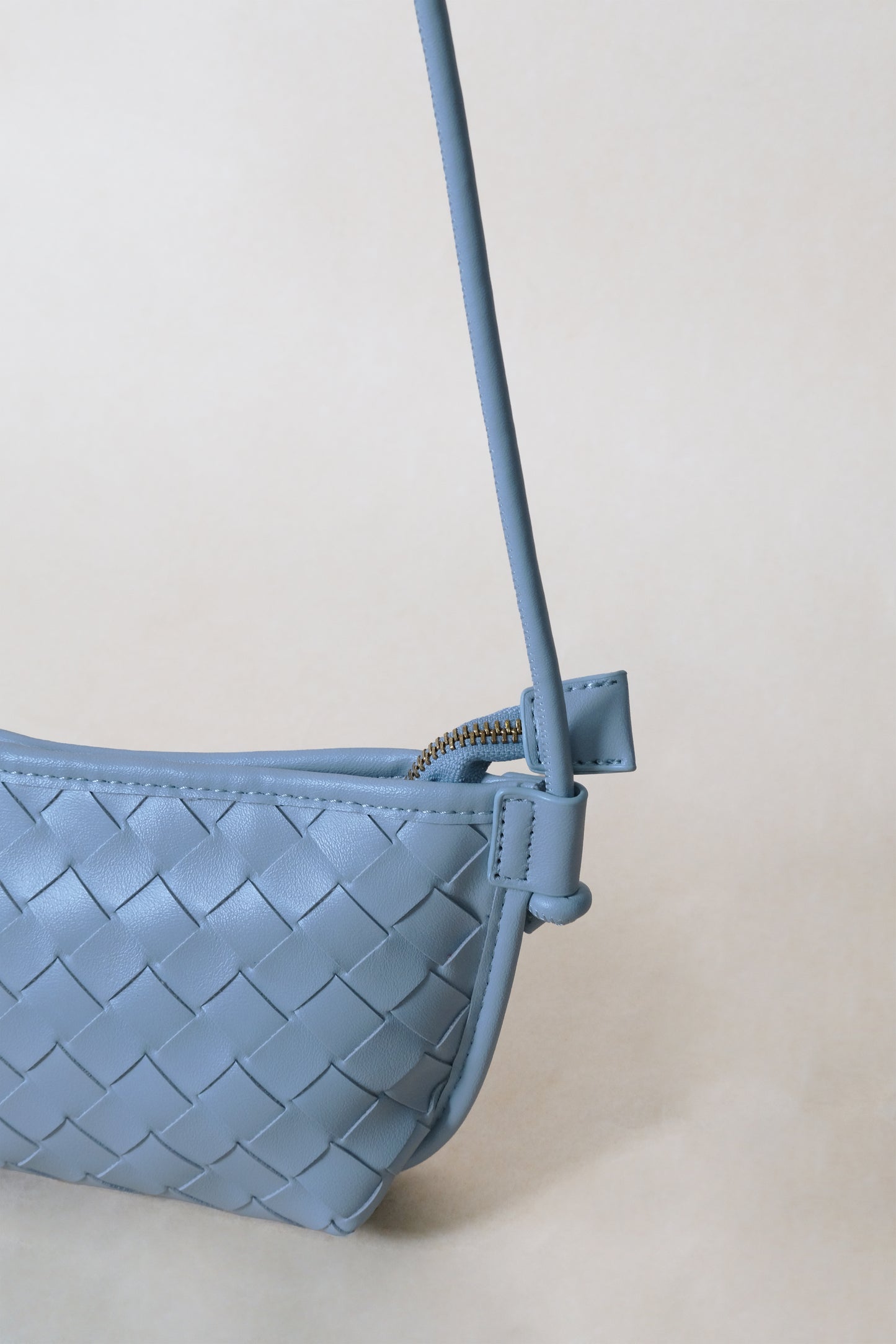 Mini Artisan Satchel - Dusty Blue