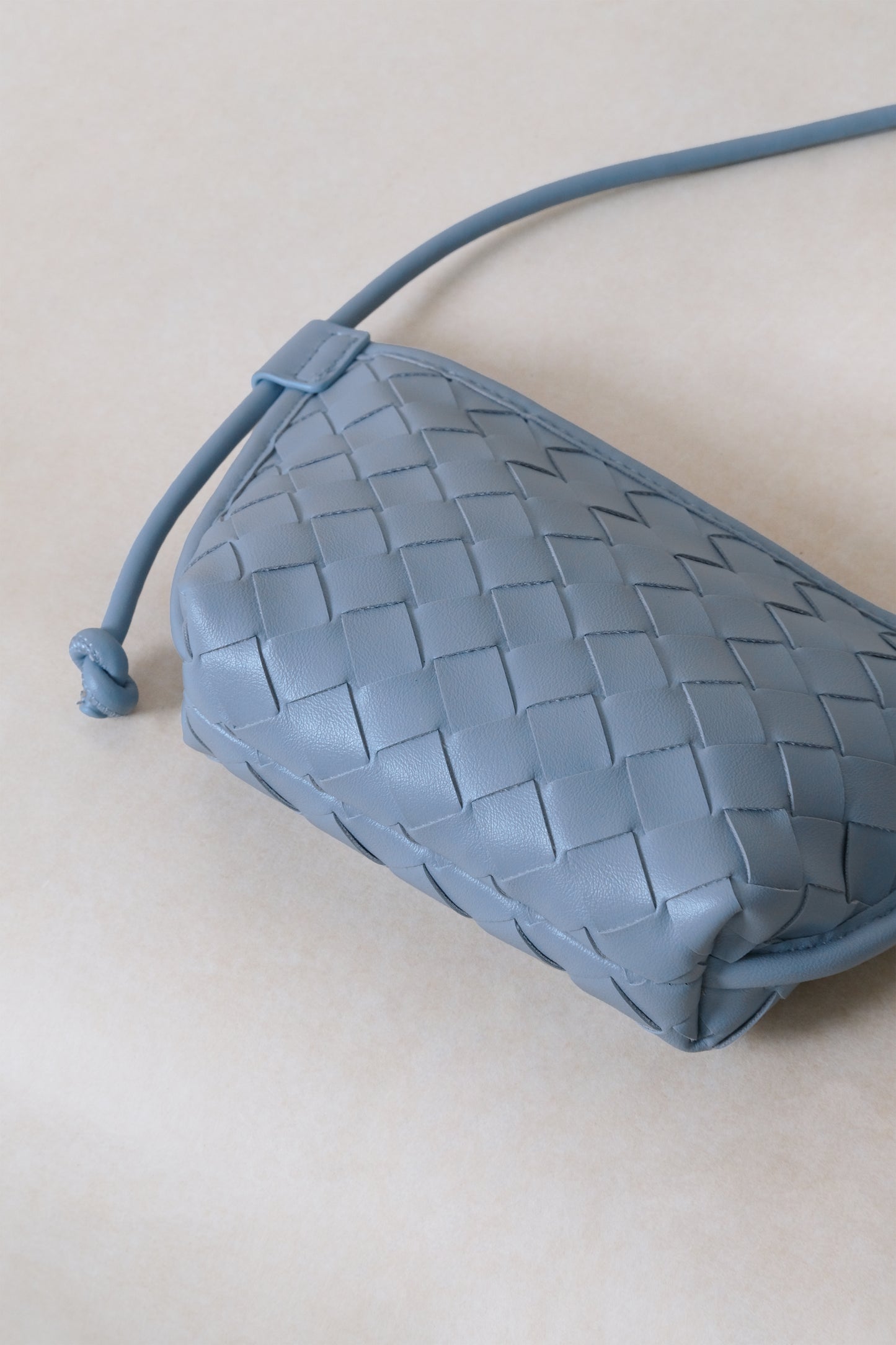Mini Artisan Satchel - Dusty Blue
