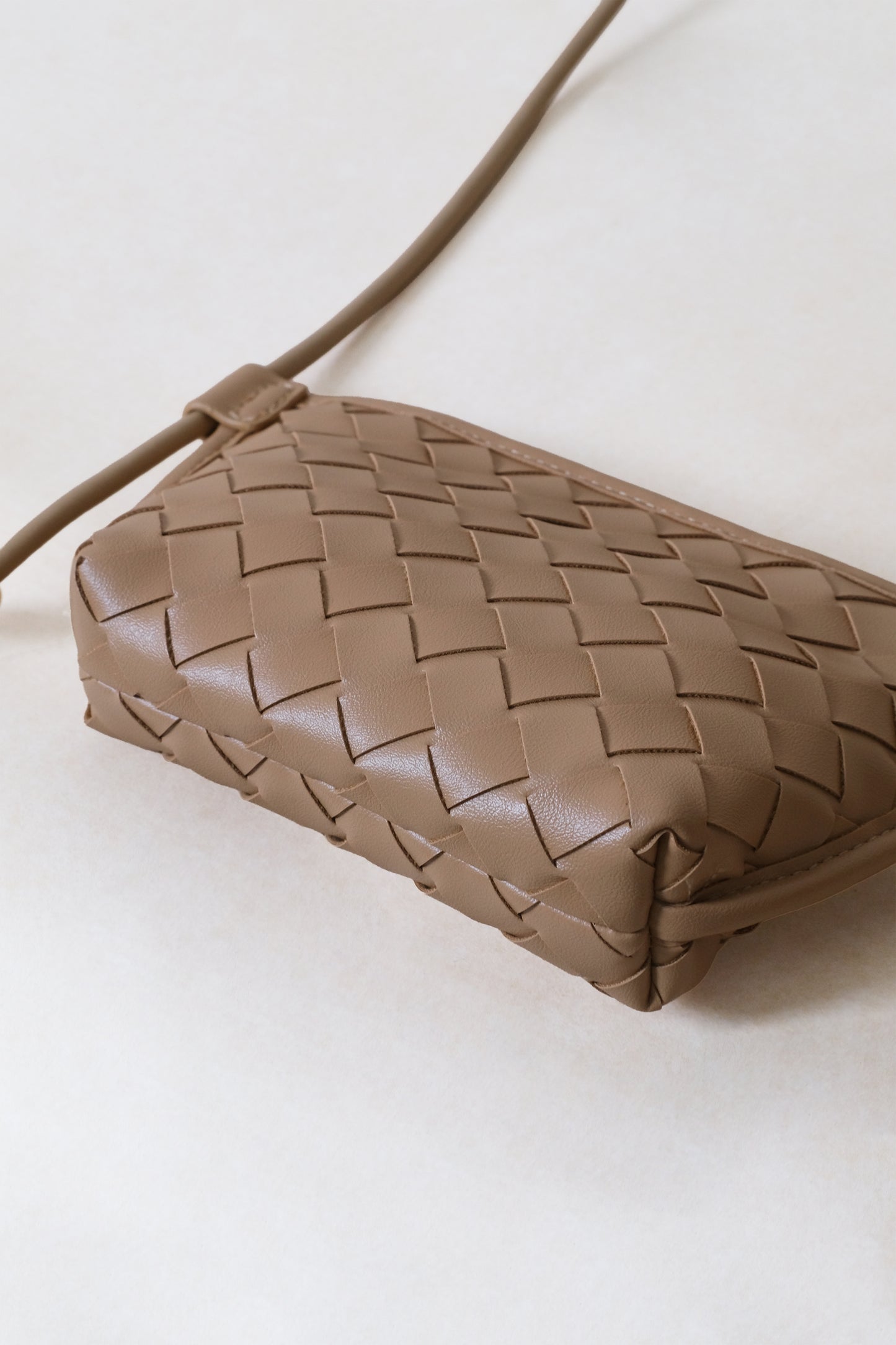 Mini Artisan Satchel - Almond