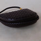Artisan Elegance Crescent Bag - Black Currant