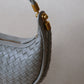 Artisan Elegance Crescent Bag - Agate Grey