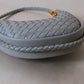 Artisan Elegance Crescent Bag - Agate Grey