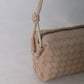 Artisan Elegance Box Bag - Almond