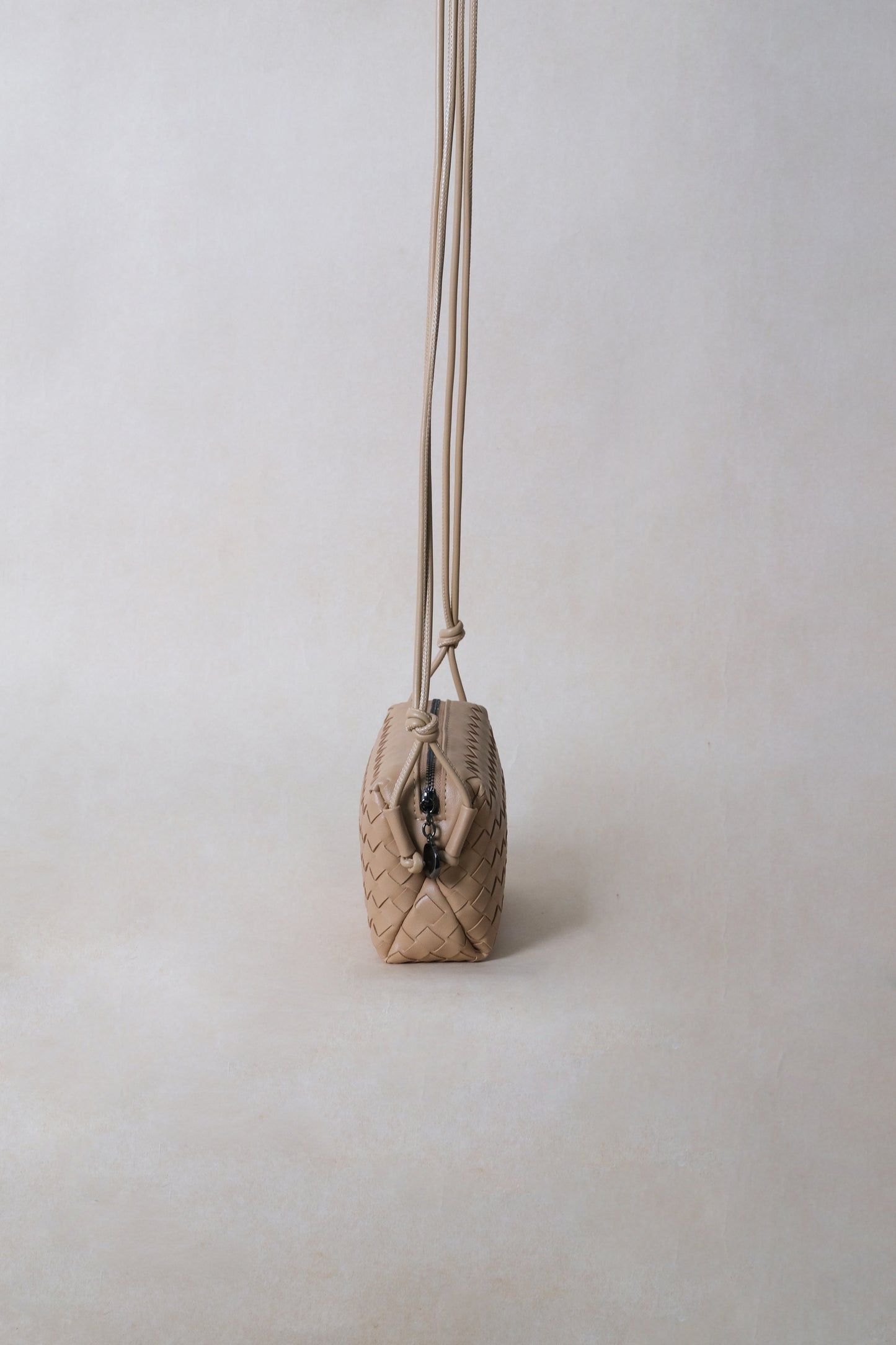 Artisan Elegance Box Bag - Almond
