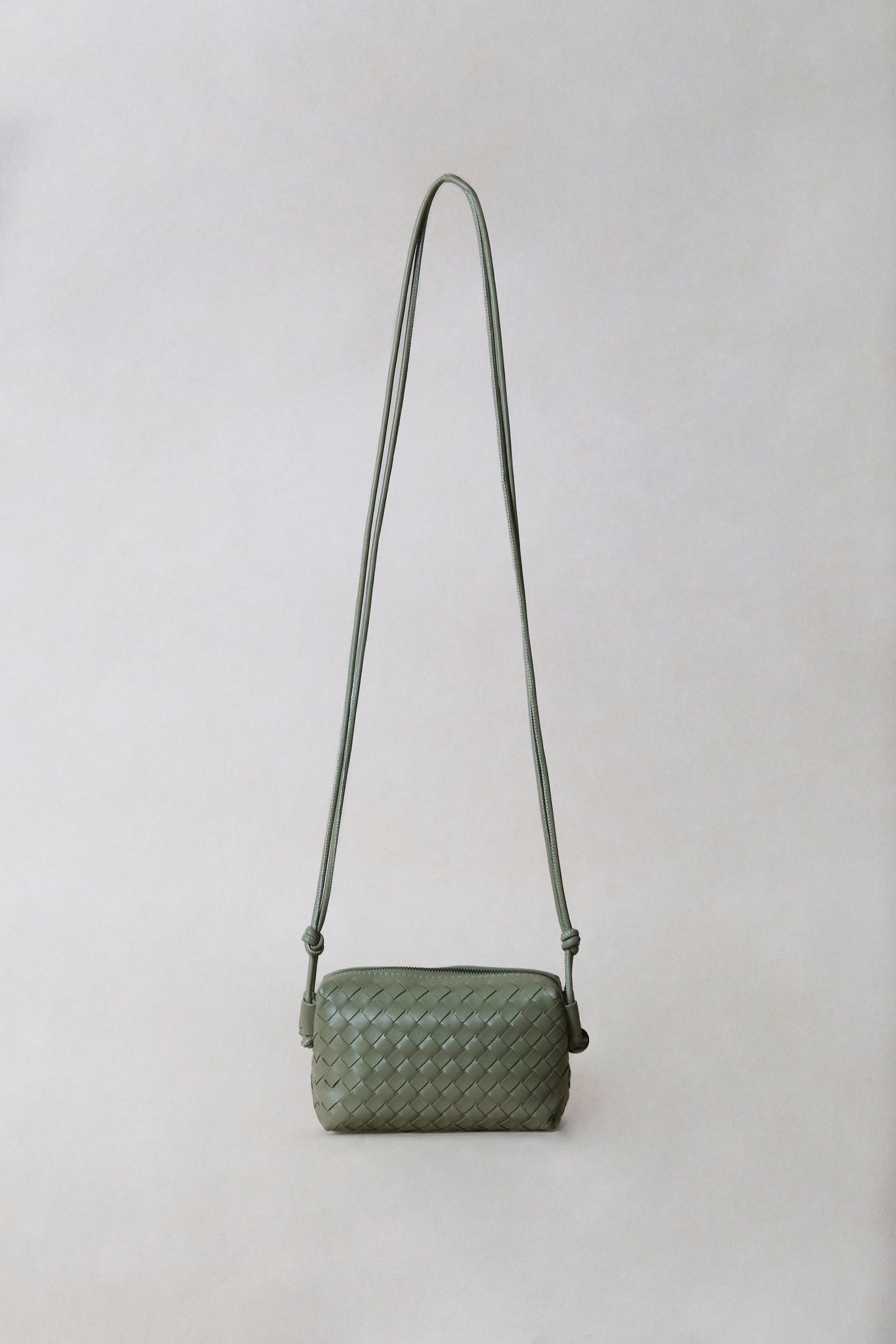 Artisan Elegance Box Bag - Mineral Green