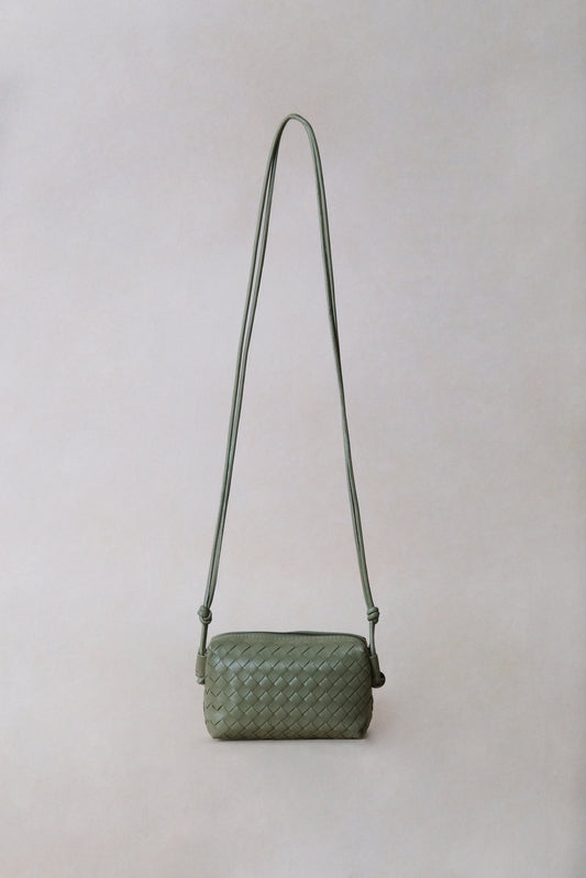 Artisan Elegance Box Bag - Mineral Green