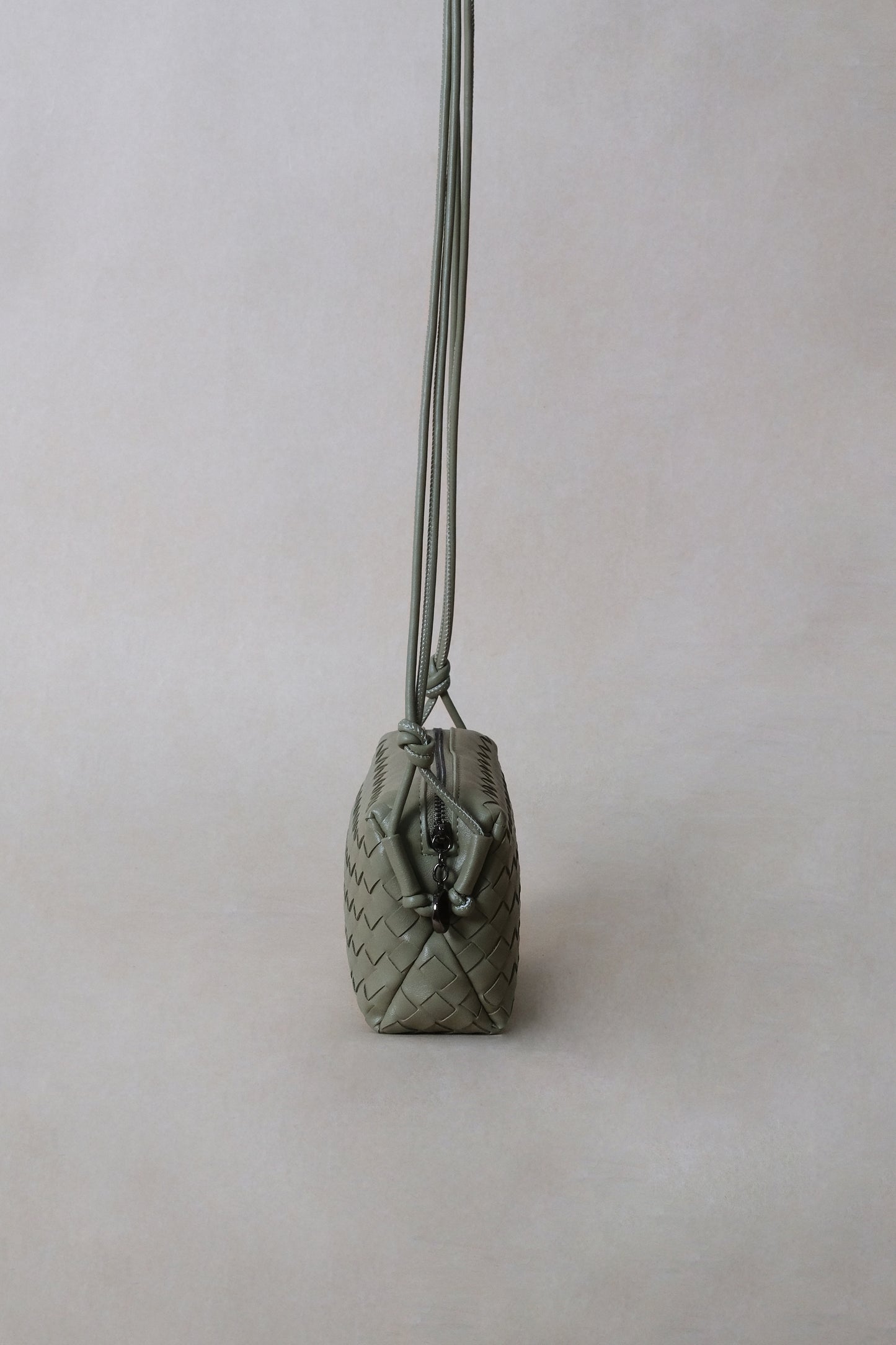 Artisan Elegance Box Bag - Mineral Green