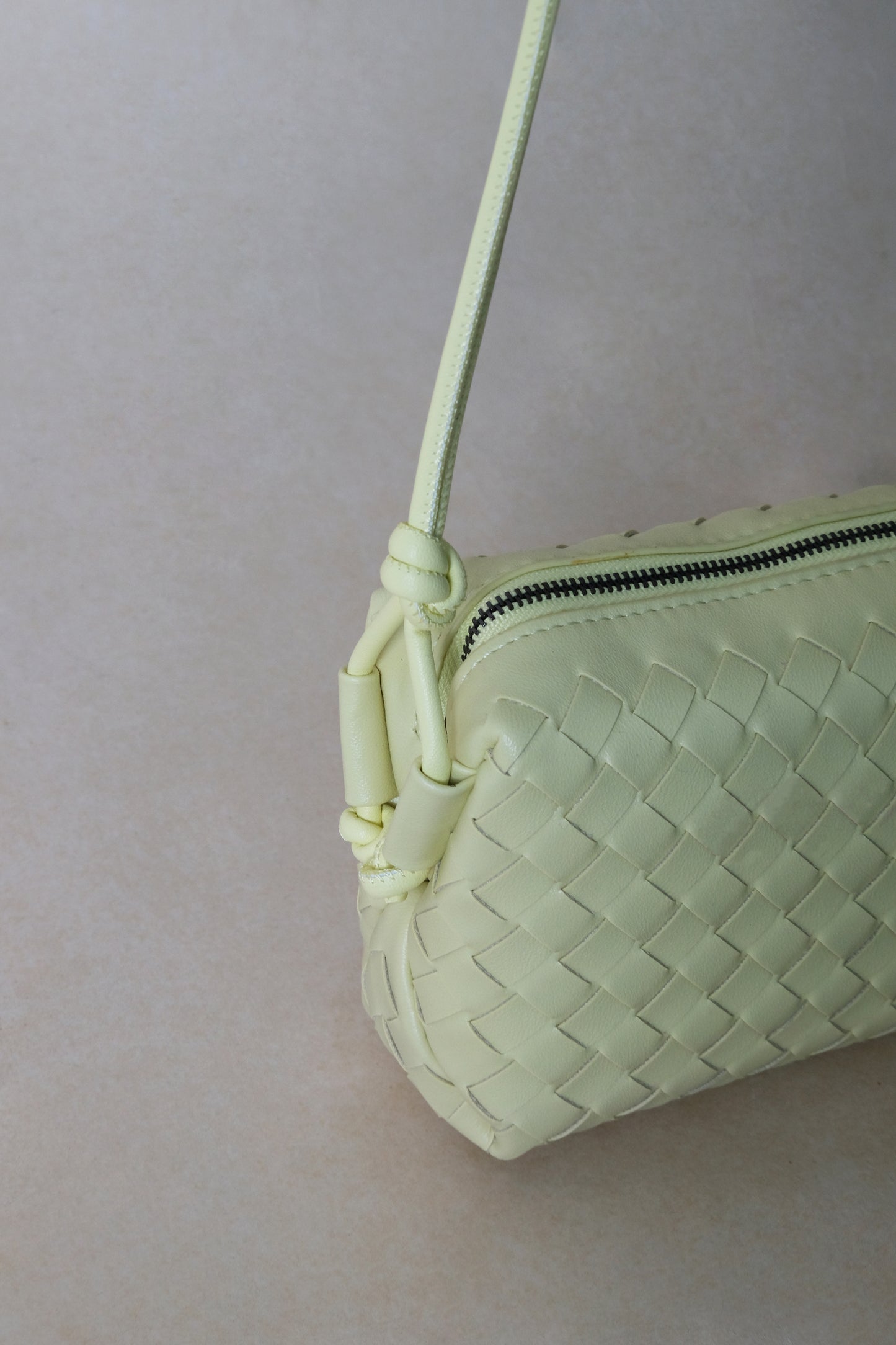 Artisan Elegance Box Bag - Lemon Sorbet