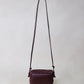 Artisan Elegance Box Bag - Shinny Wine Red