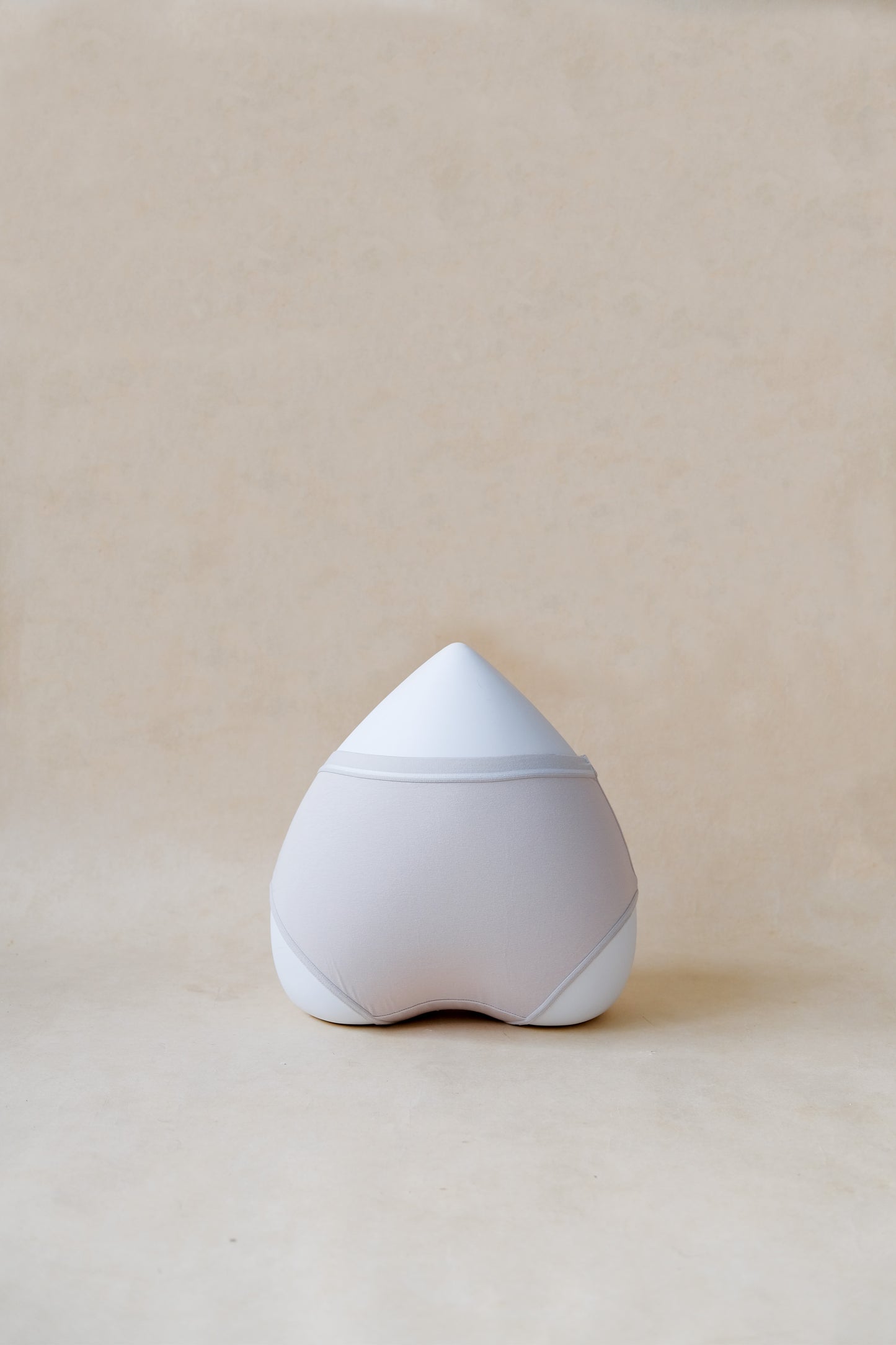 Petit Bow Cotton Panty - Light Grey