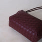 Artisan Elegance Box Bag - Shinny Wine Red