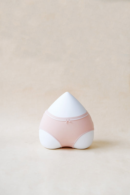 Petit Bow Cotton Panty - Pink