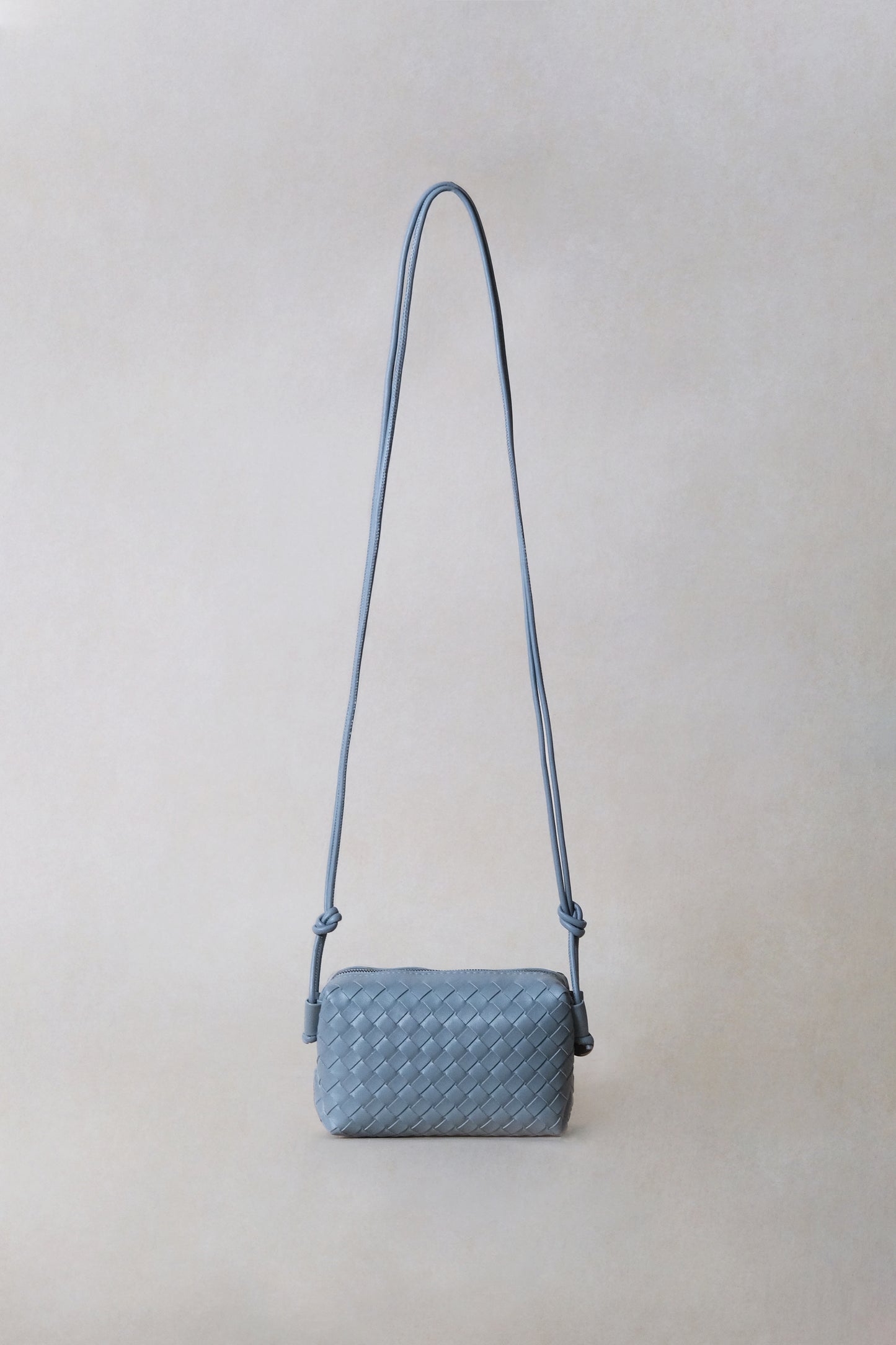 Artisan Elegance Box Bag - Dusty Blue