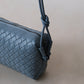 Artisan Elegance Box Bag - Dusty Blue