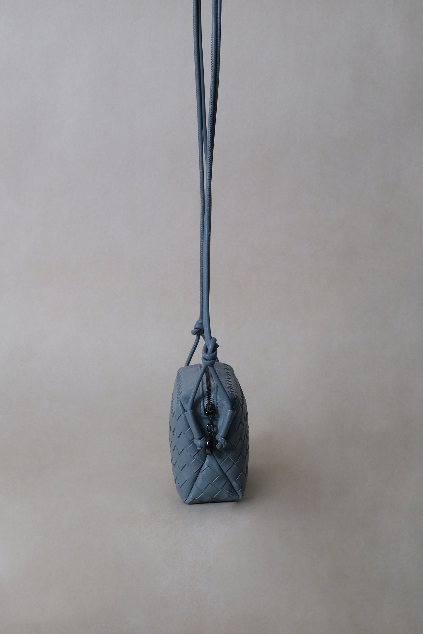 Artisan Elegance Box Bag - Dusty Blue