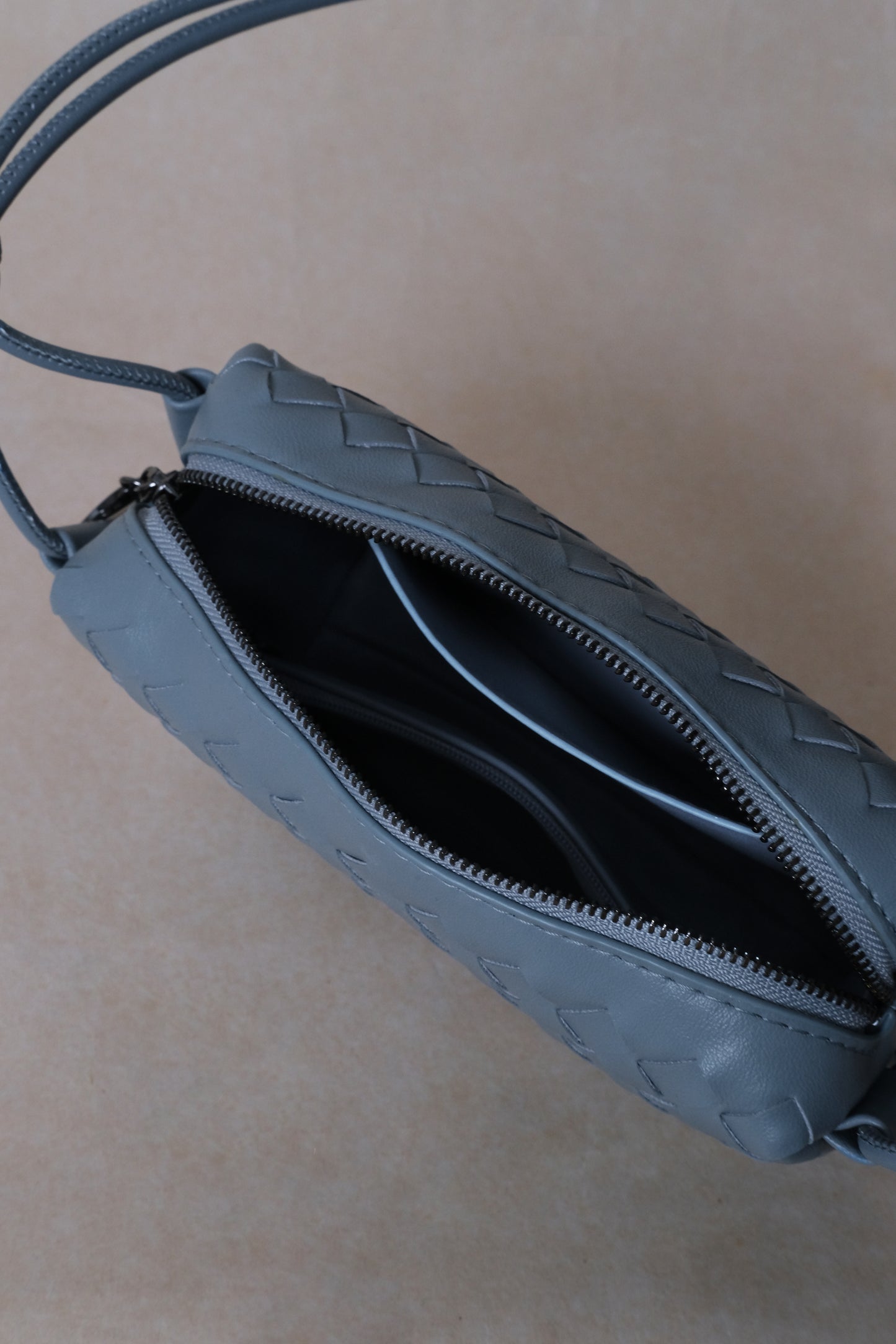 Artisan Elegance Box Bag - Dusty Blue