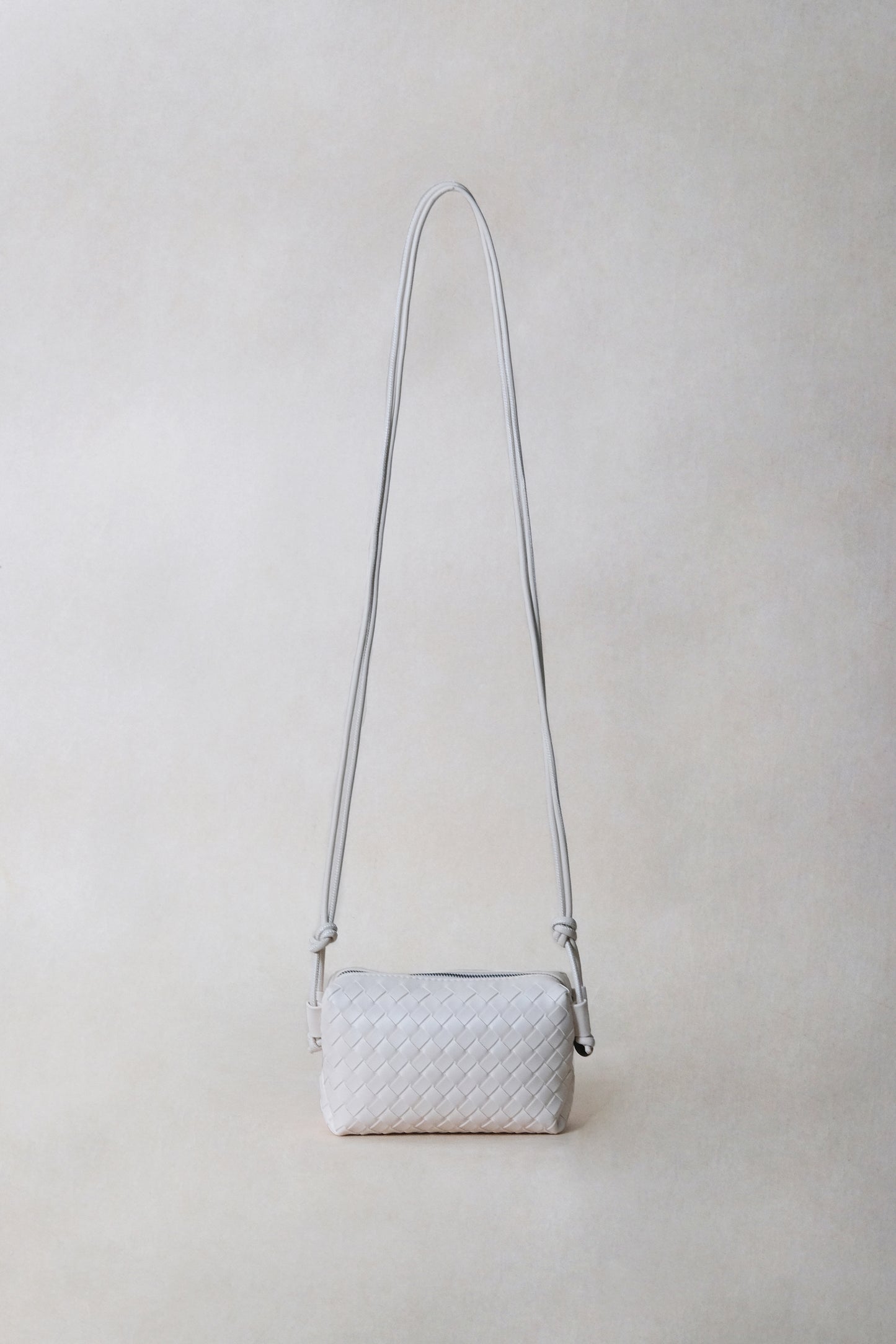 Artisan Elegance Box Bag - Cream White