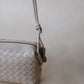 Artisan Elegance Box Bag - White Sand