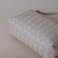 Artisan Elegance Box Bag - White Sand