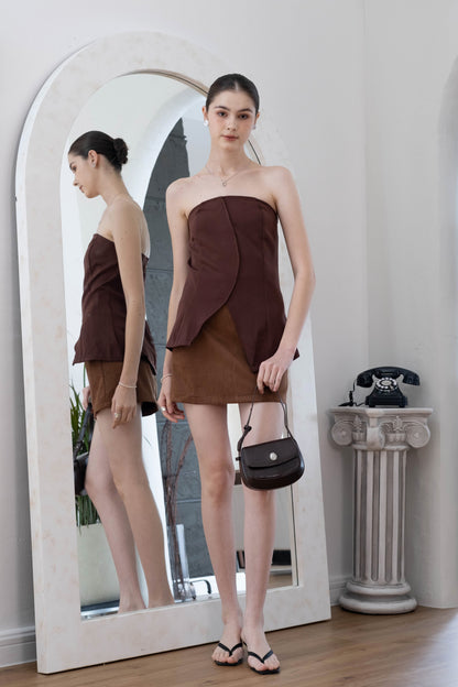 The Yuna Saddle Bag - Dark Coffee
