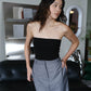 French High-end Hip-hugging Skirt in Grey