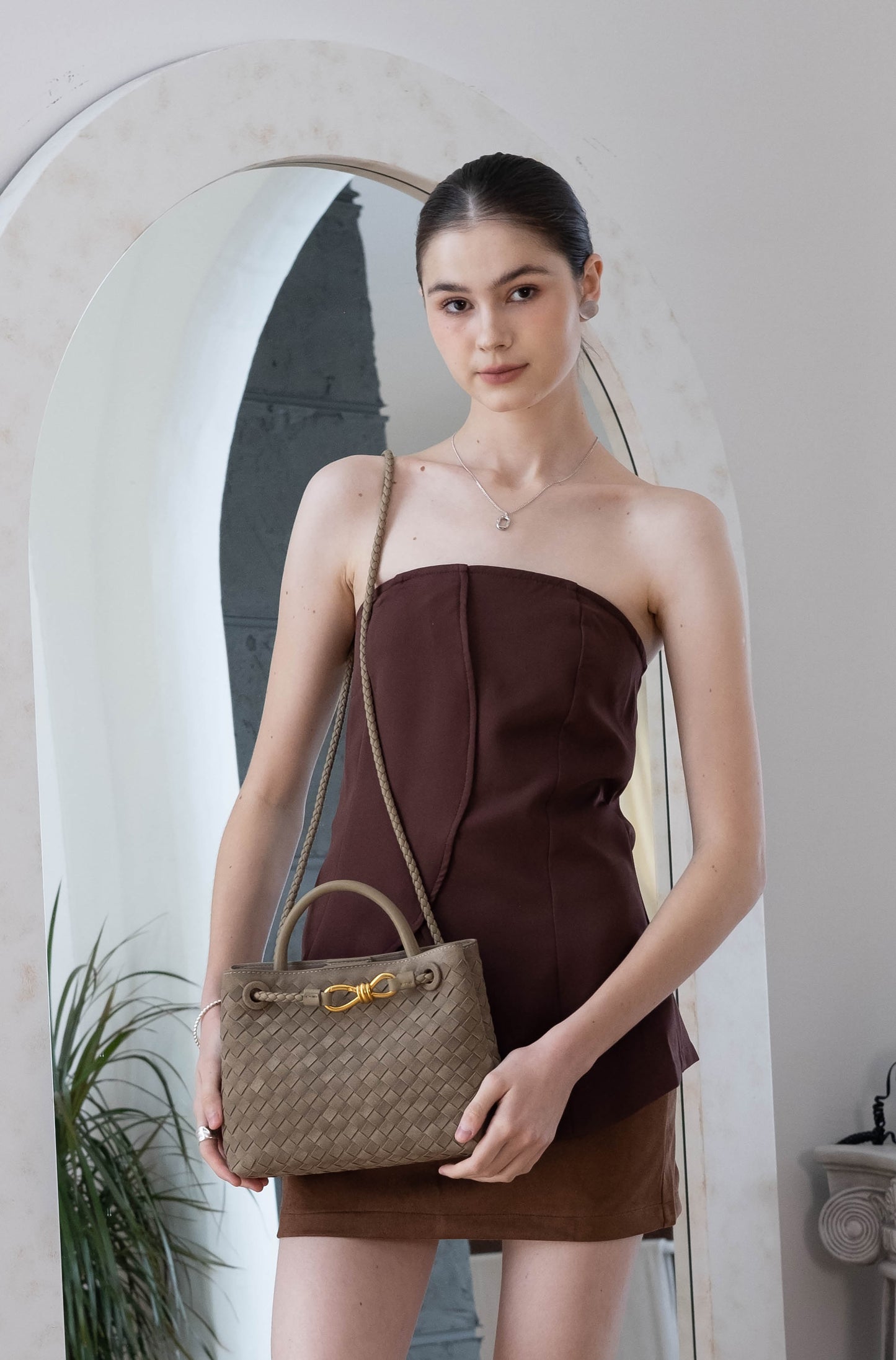 Artisan Velora Tote - Earthy Green