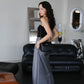 French High-end Hip-hugging Skirt in Grey