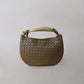 Artisan Classic Dumpling Bag - Shinny Khaki