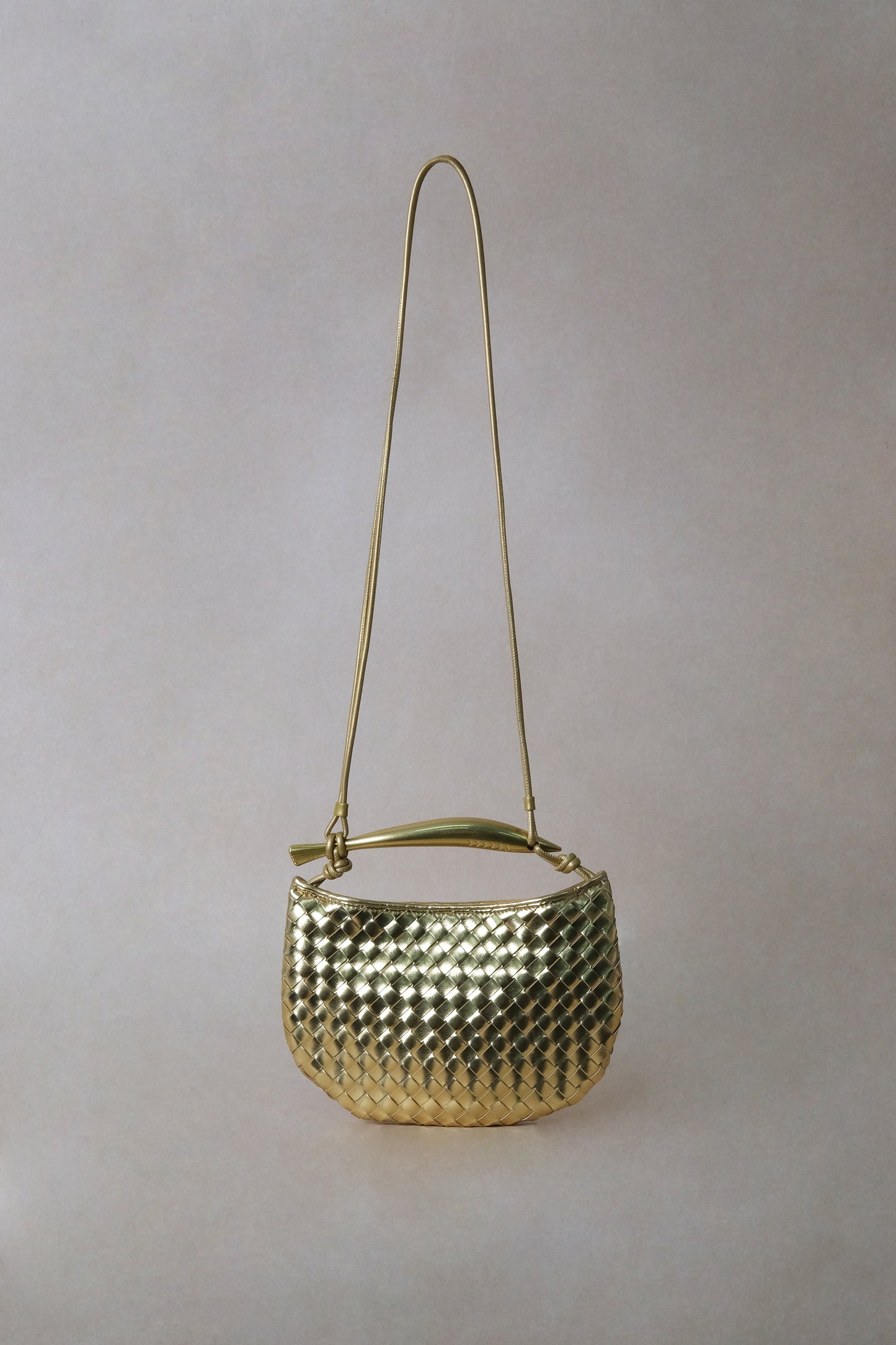 Artisan Classic Dumpling Bag - Shinny Gold