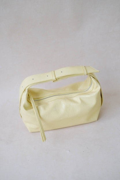 French Retro Lunch Box Bag In Macaroon Yellow