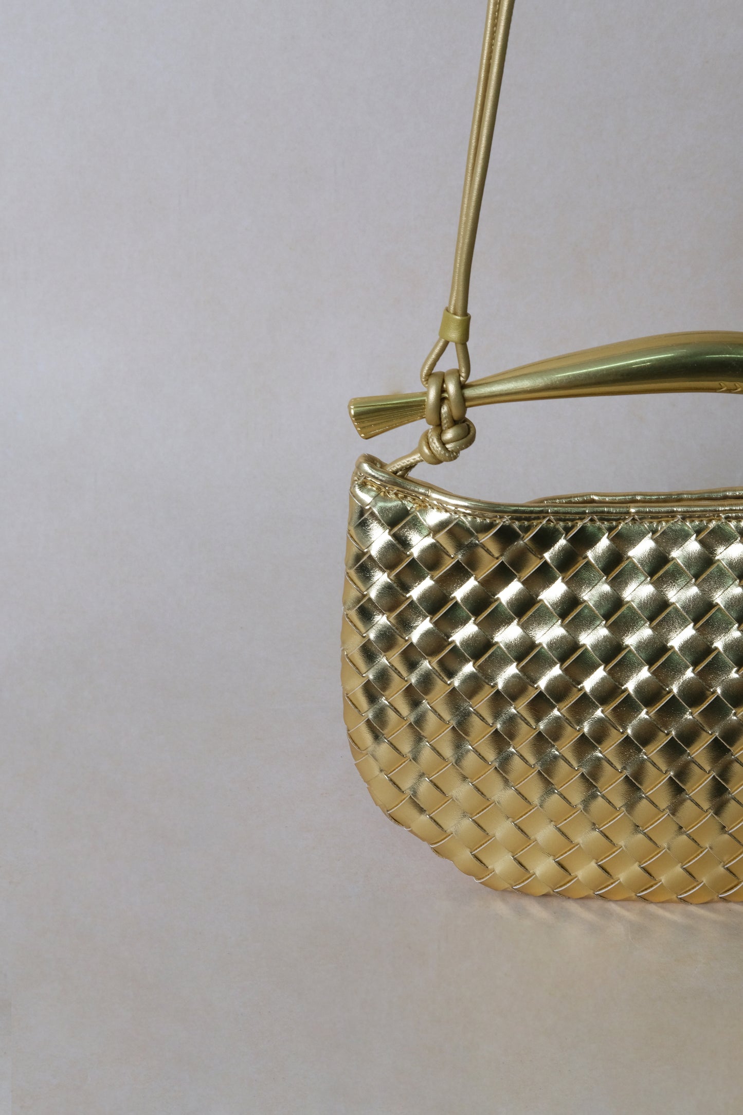 Artisan Classic Dumpling Bag - Shinny Gold