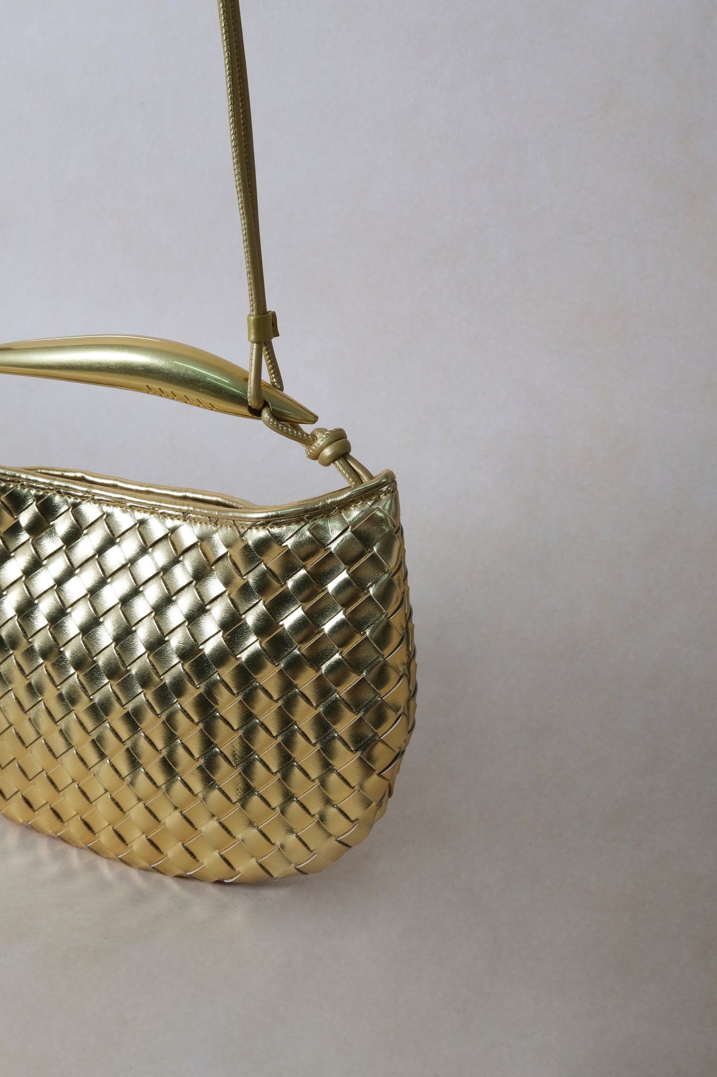 Artisan Classic Dumpling Bag - Shinny Gold