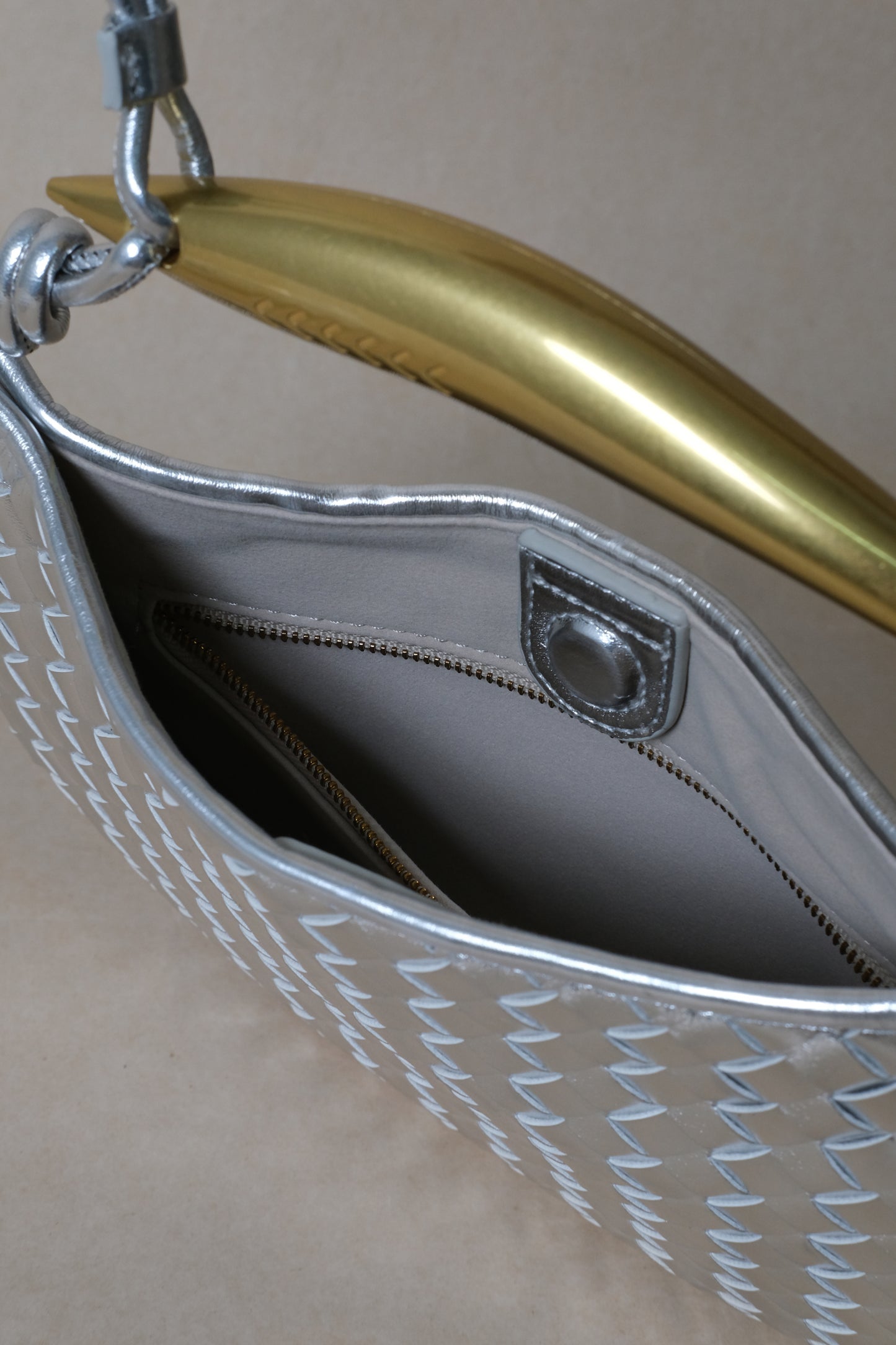 Artisan Classic Dumpling Bag - Silver