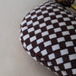 Artisan Classic Dumpling Bag - Burgundy & Ivory Plaid