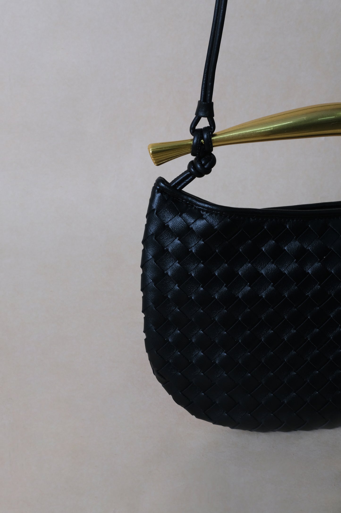 Artisan Classic Dumpling Bag - Shinny Black