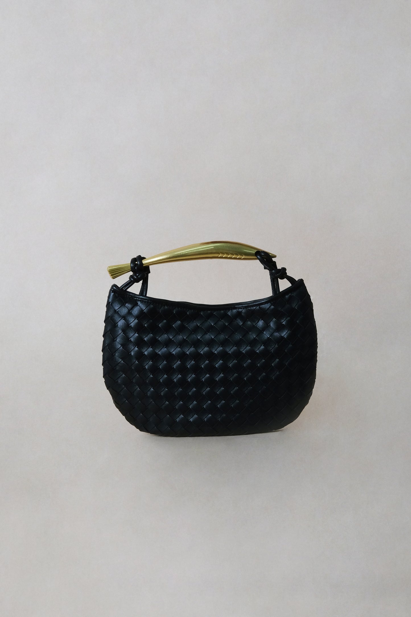 Artisan Classic Dumpling Bag - Shinny Black