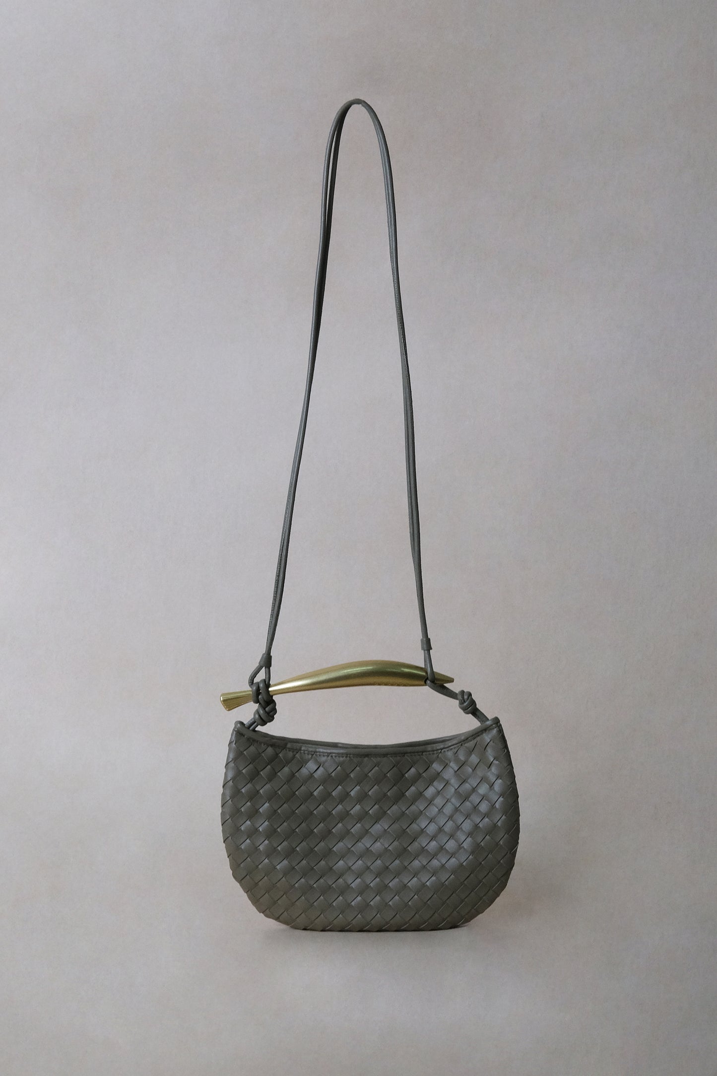 Artisan Classic Dumpling Bag - Shinny Earthy Green