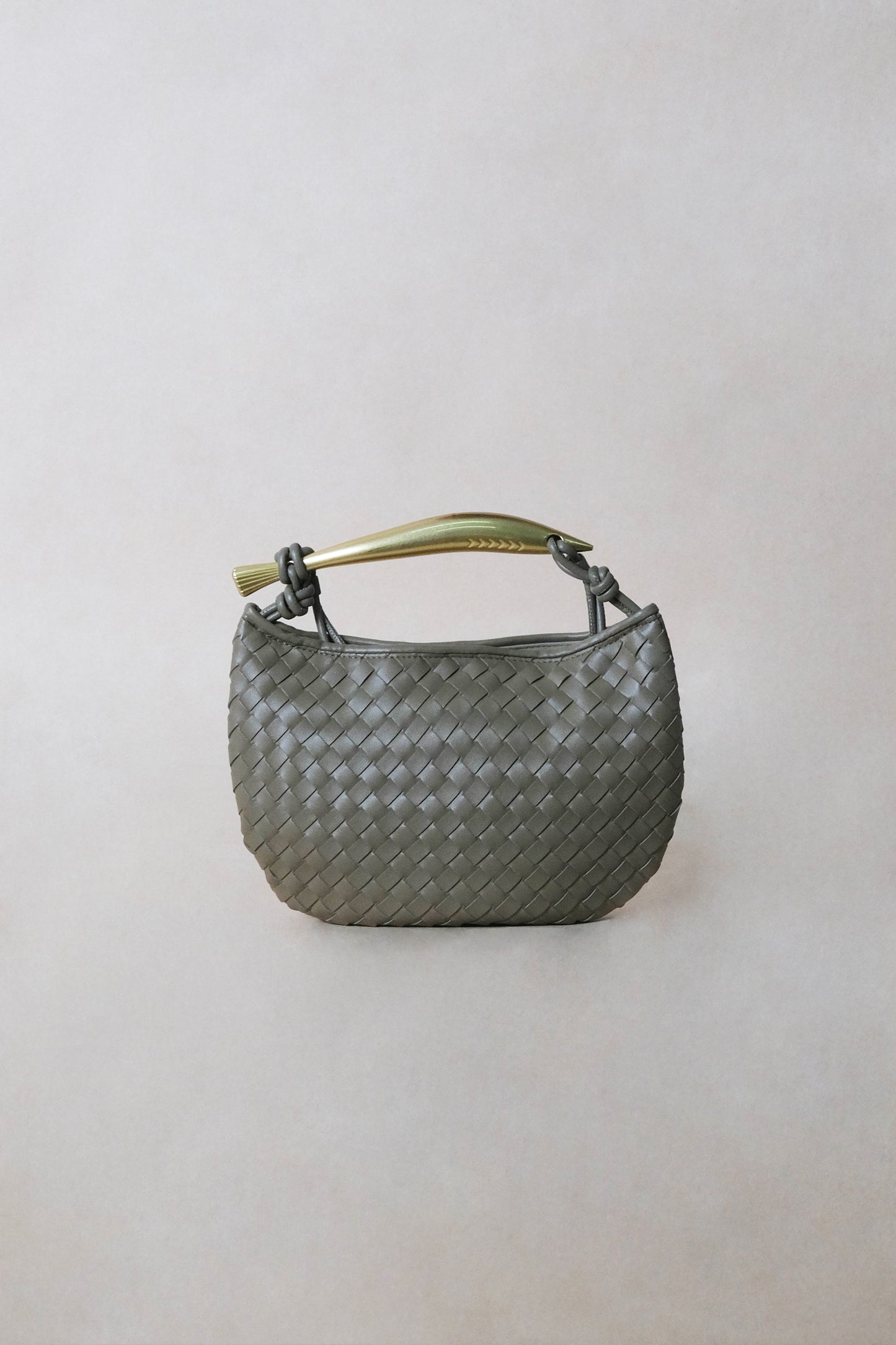 Artisan Classic Dumpling Bag - Shinny Earthy Green