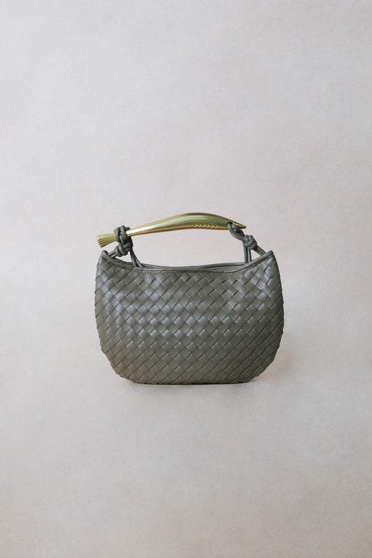 Artisan Classic Dumpling Bag - Shinny Earthy Green