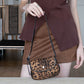 Classic Saddle Underarm Bag - Cocoa Leopard Print