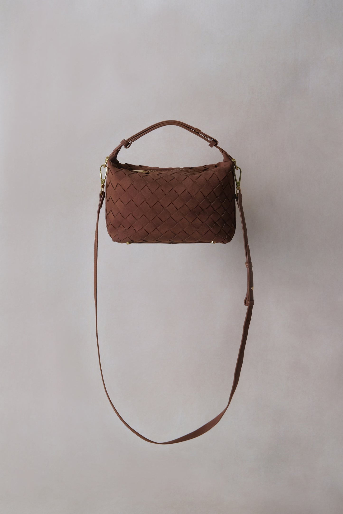 Artisan Velour Bag - Chestnut (Small)