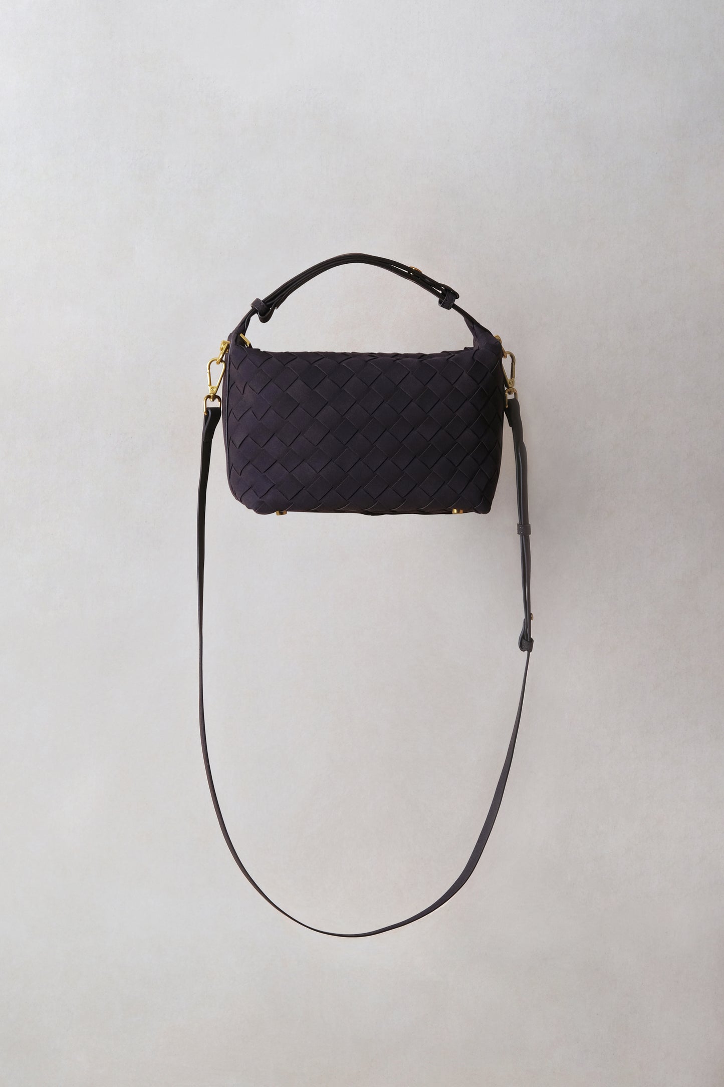 Artisan Velour Bag - Dark Chocolate (Small)