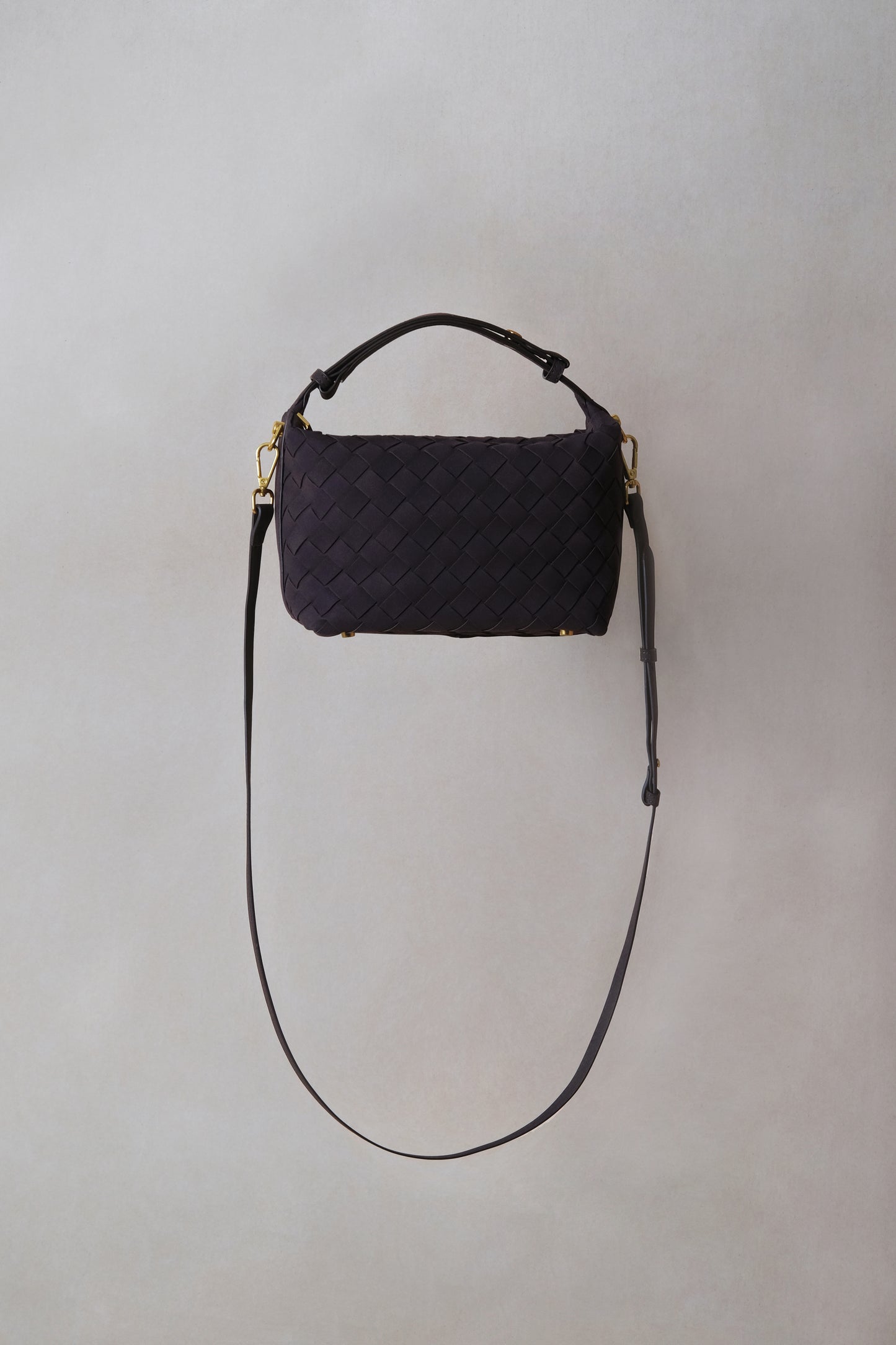 Artisan Velour Bag - Dark Chocolate (Small)