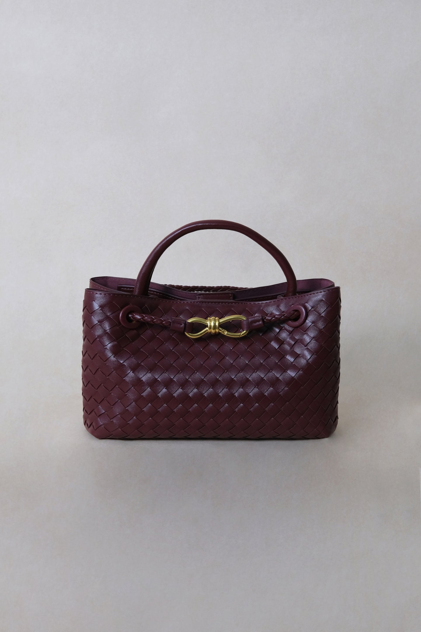 Artisan Grace Tote - Shinny Wine Red
