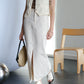 [SAMPLE RELEASE] French Cotton and Linen Sleeveless Vest in Cream White